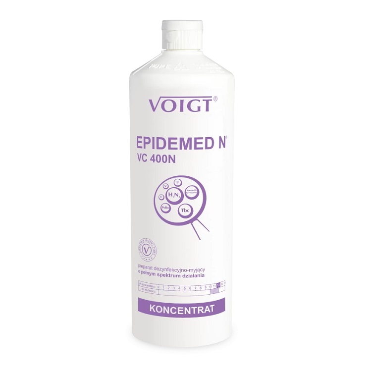 VOIGT VC 400N EPIDEMED 1L - koncentrat dezynfekcyjno-myjący, (1) - Dezynfekcja powierzchni