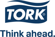 logo producenta tork granatowe napisy