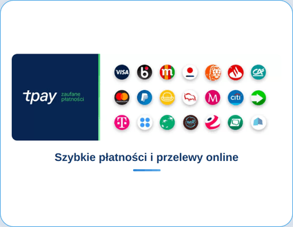 Bezpieczne płatności w sklepie Clean360: BLIK, Visa, Mastercard, Google Pay i przelewy ze wszystkich polskich banków.